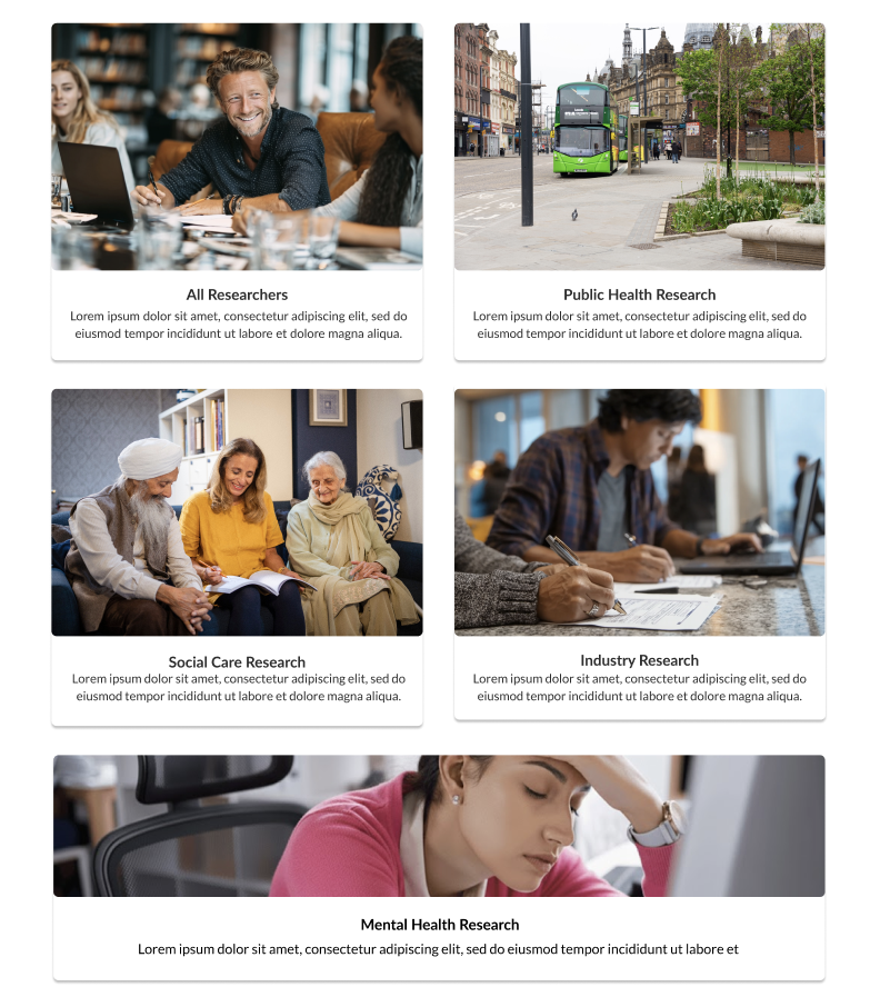 Grid Image Text